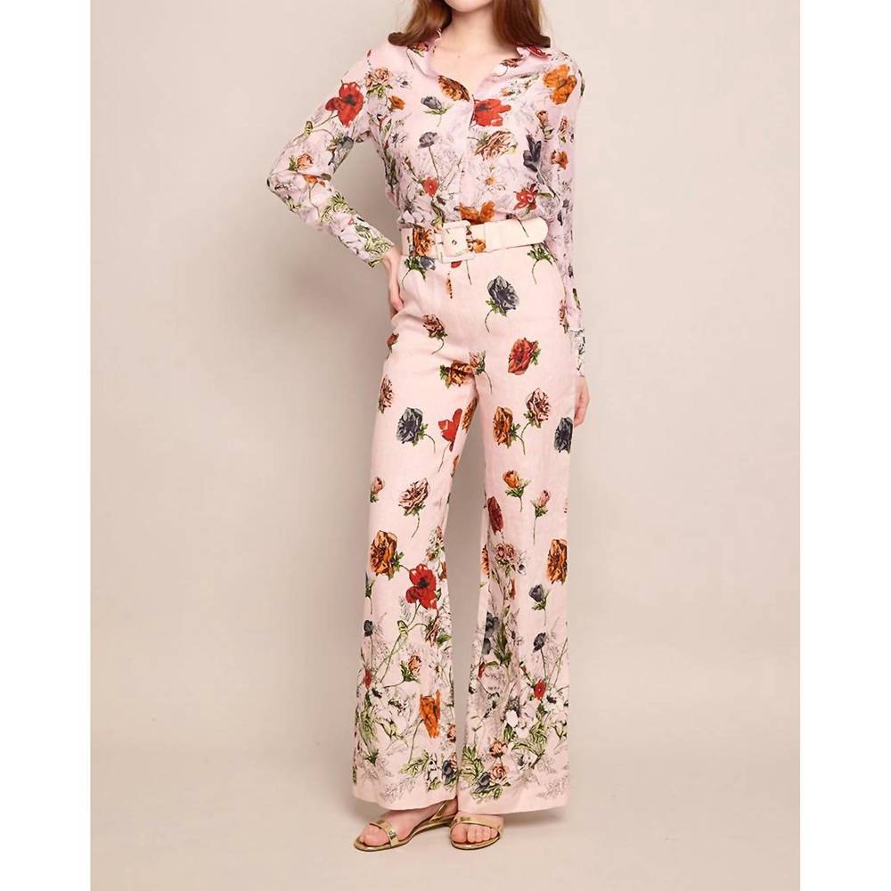 NEW CARA CARA mayflower pant in botanica blush